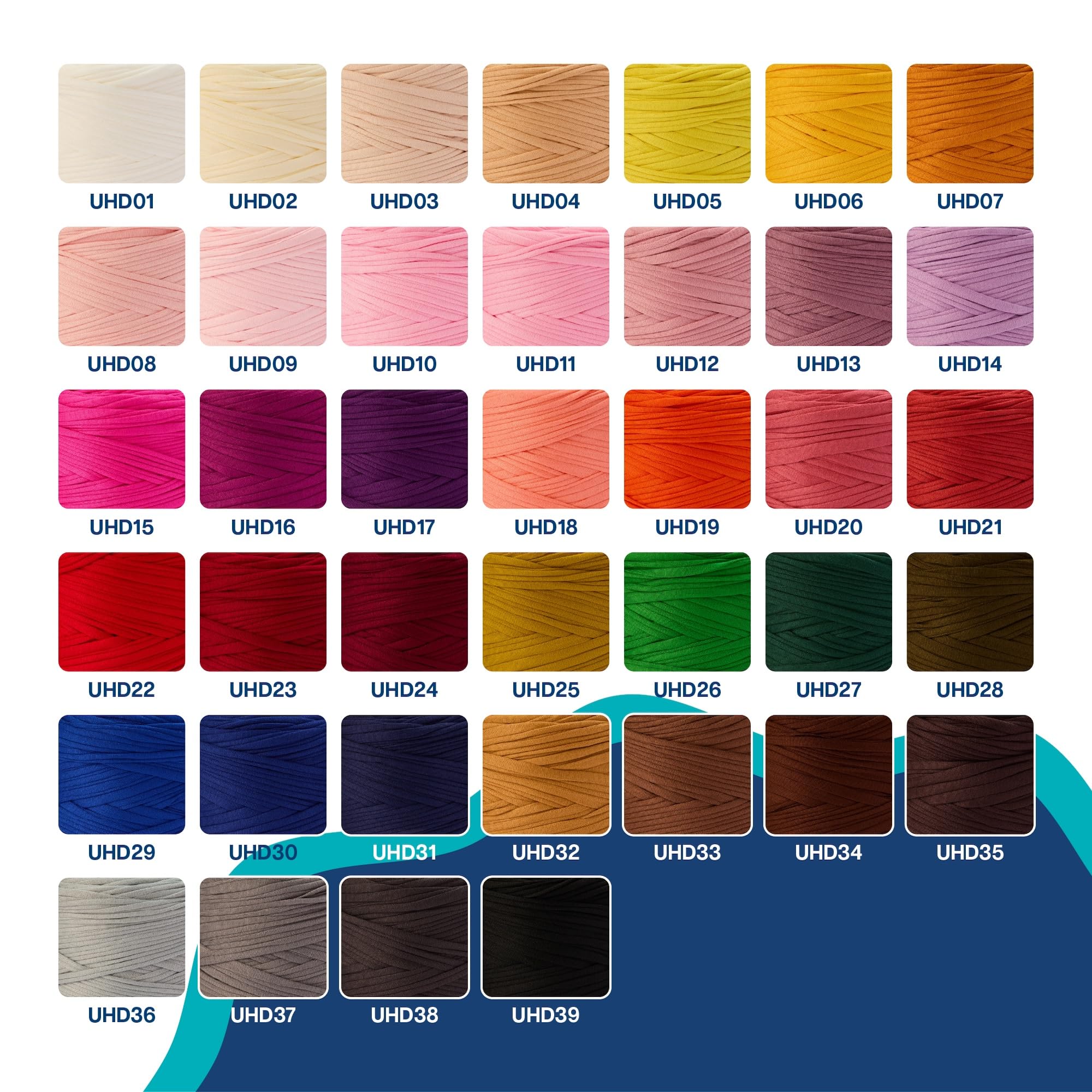 Utopia Crafts Home Décor T-Shirt Yarn for Crochet & Knitting 300g