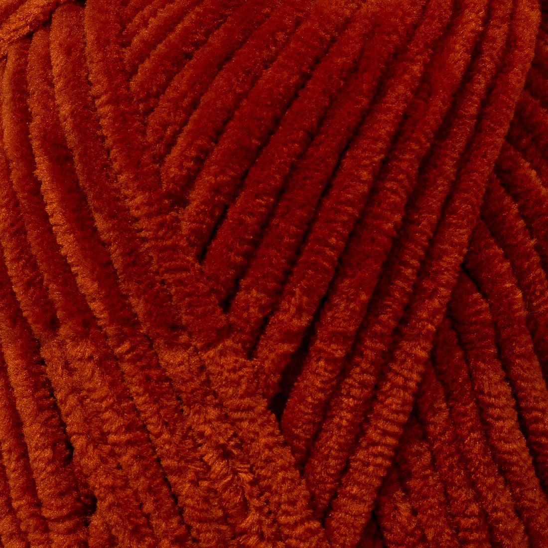 Utopia Crafts Velvet Lux Chenille Super Soft Chunky Yarn 100g - 110m (Dark Orange / Extra Soft)