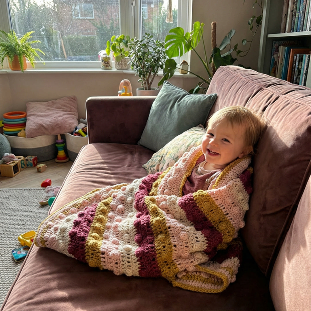 Dotty About Bobbles Blanket