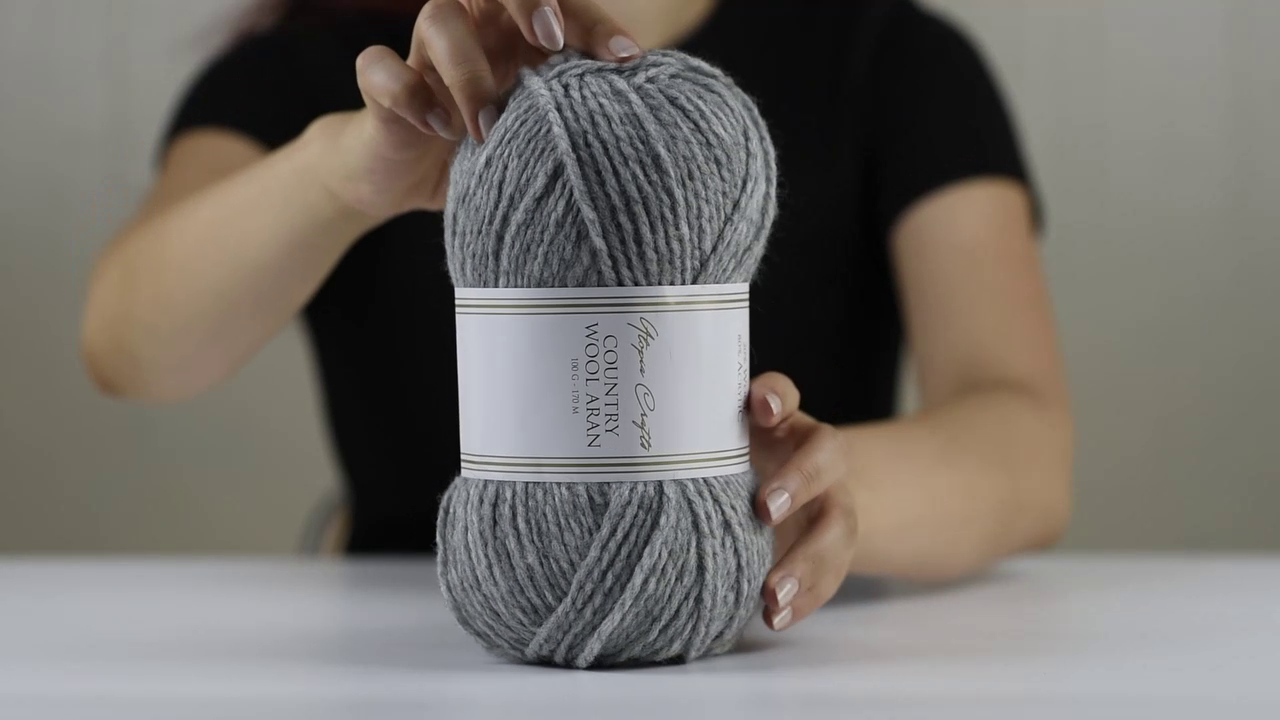 Country Wool Aran – Traditional Wool Yarn (100g / 170m)