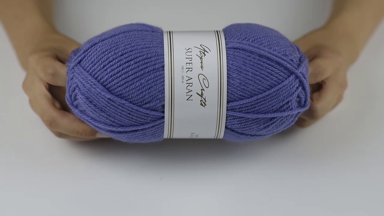 Super Aran Knitting and Crochet Yarn – 100g, Premium Soft Acrylic, 200m