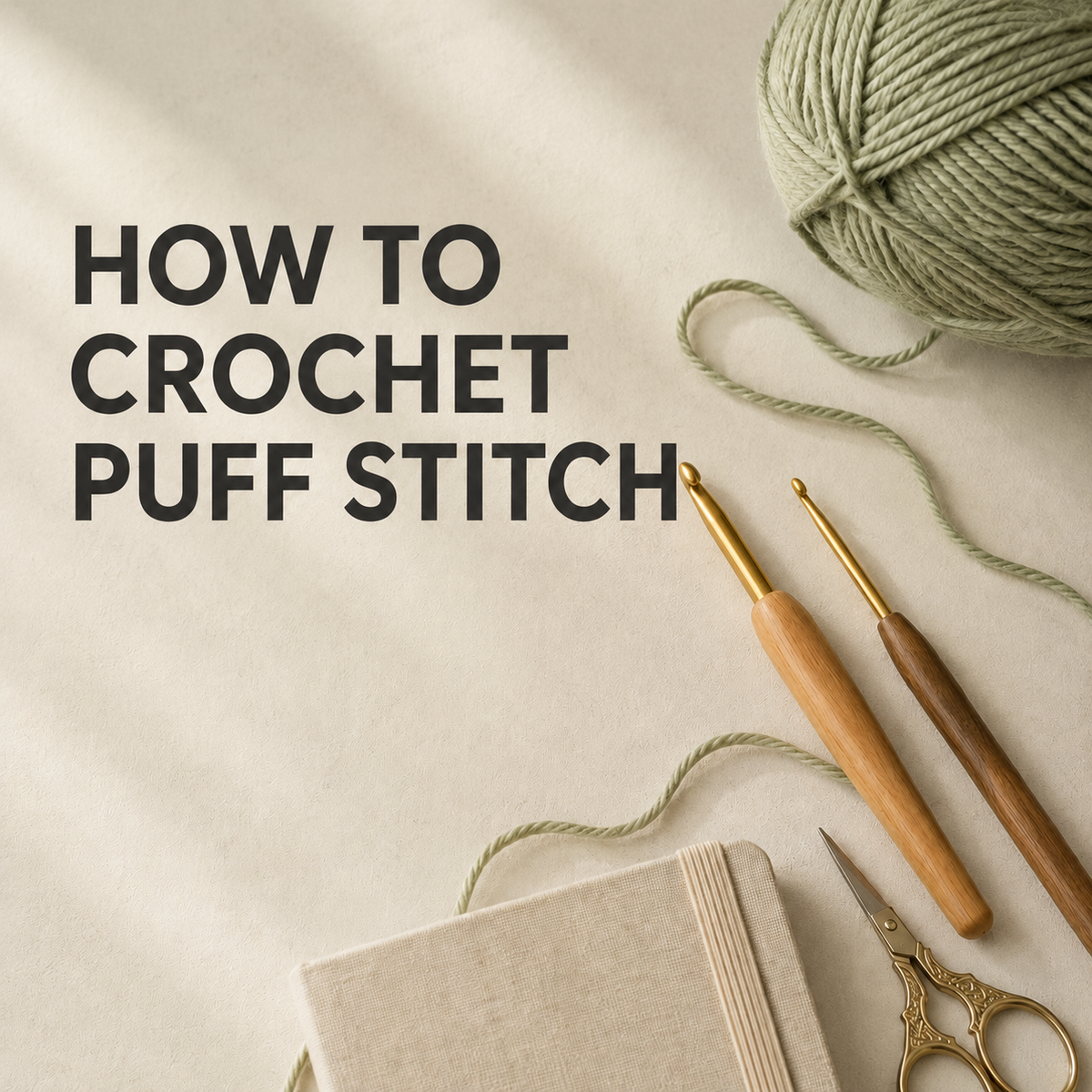 How to Crochet Puff Stitch | Step-by-Step for Beginners