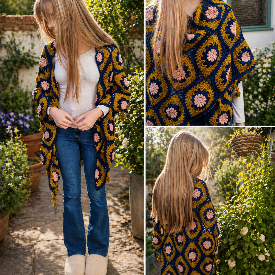 The Midnight Lantern Shawl