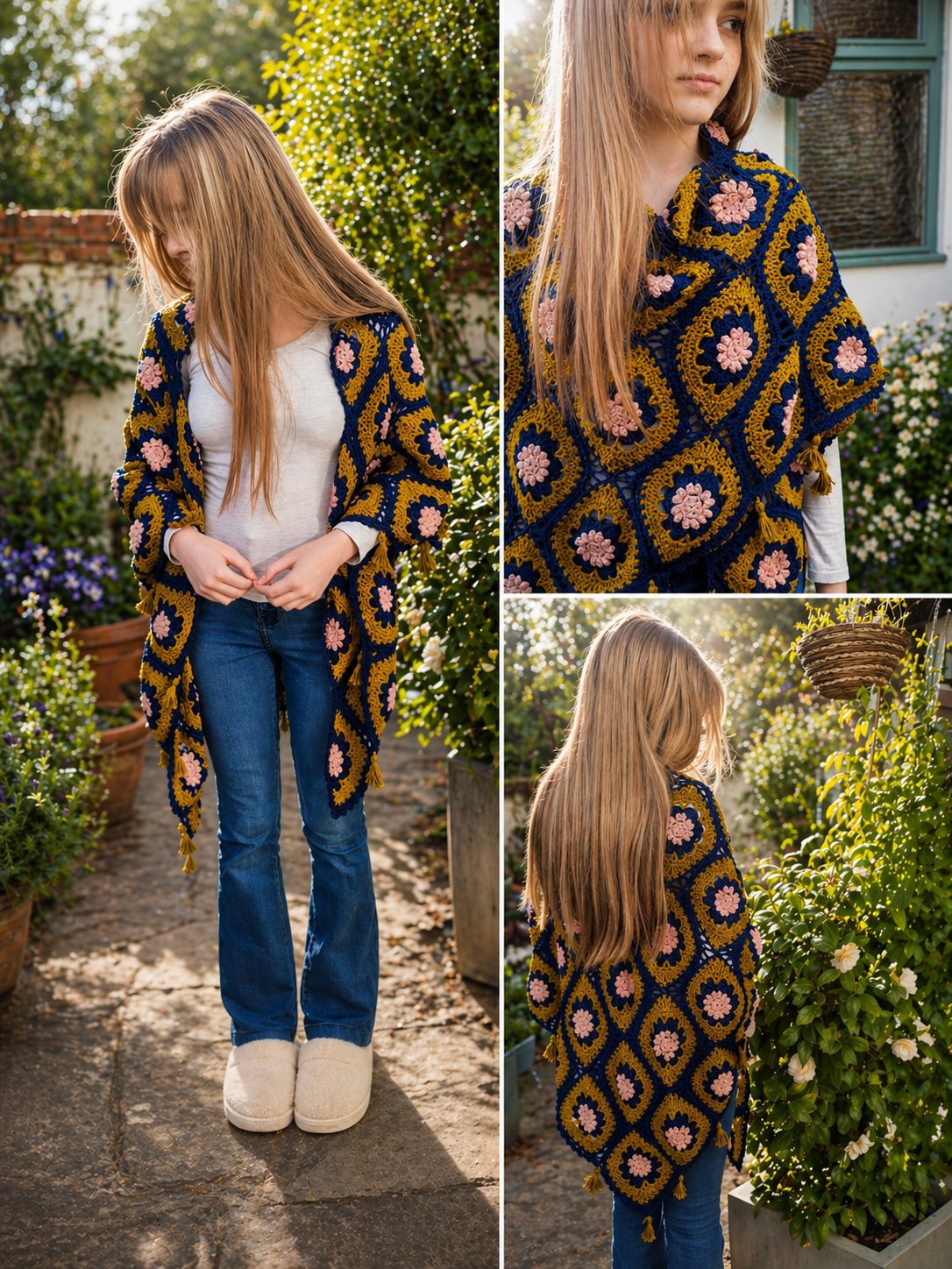 The Midnight Lantern Shawl
