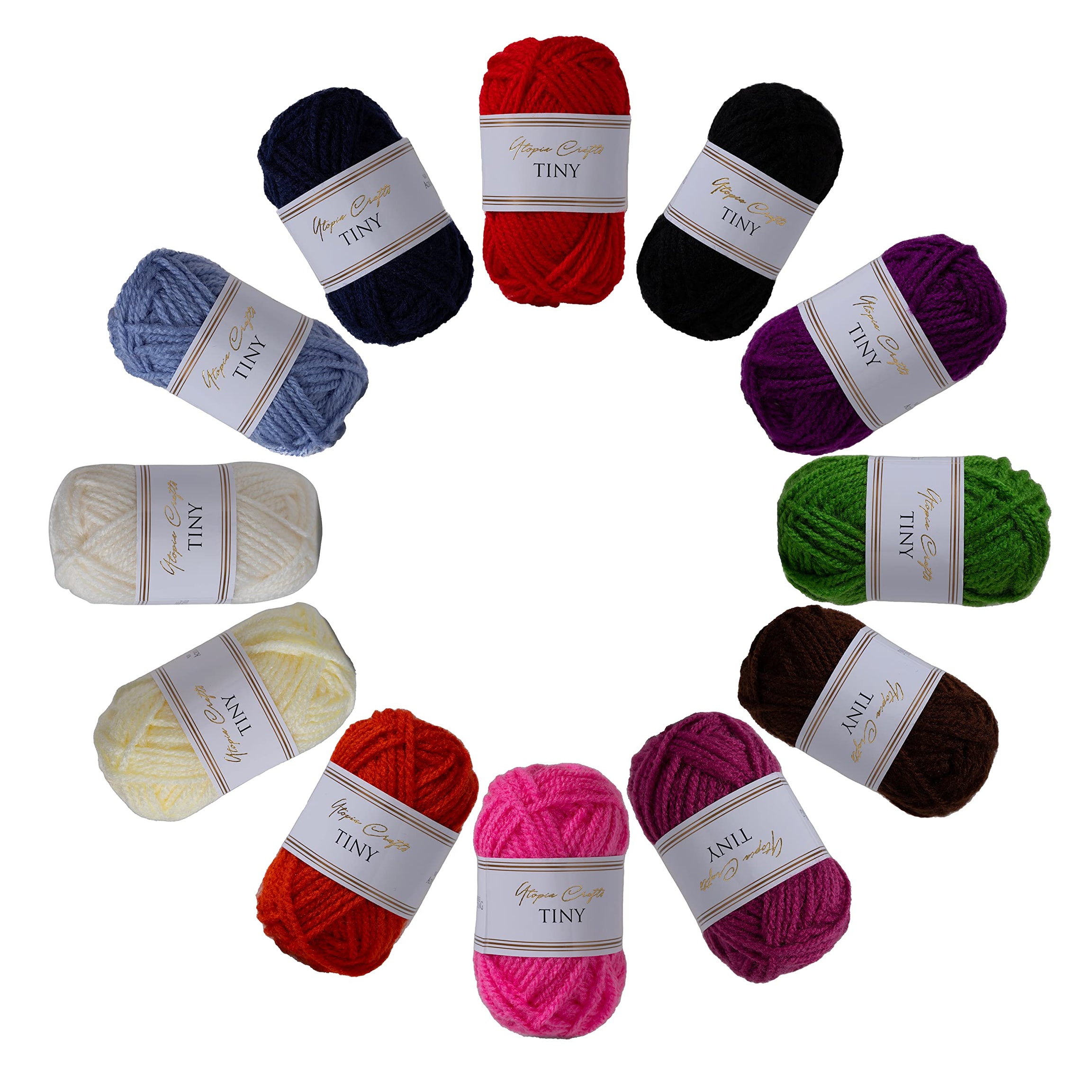 Tiny Colour Stash – 12 x 10g DK Mini Yarn Pack