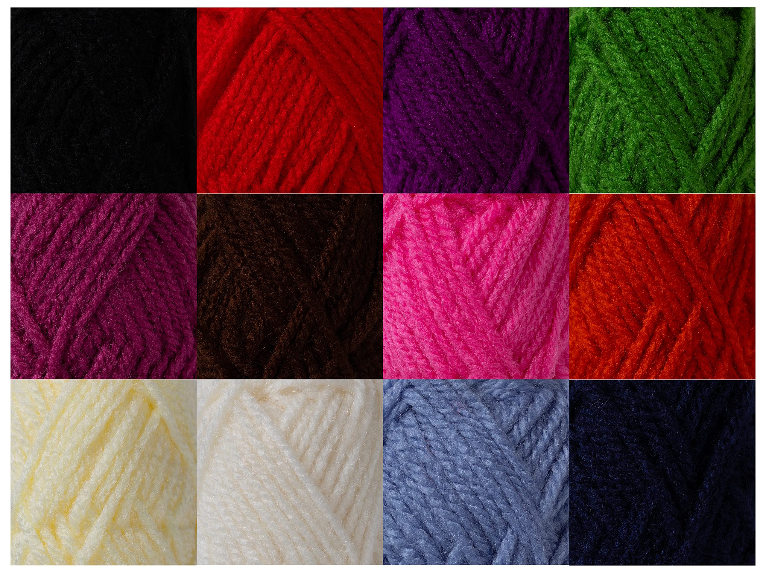 Tiny Colour Stash – 12 x 10g DK Mini Yarn Pack