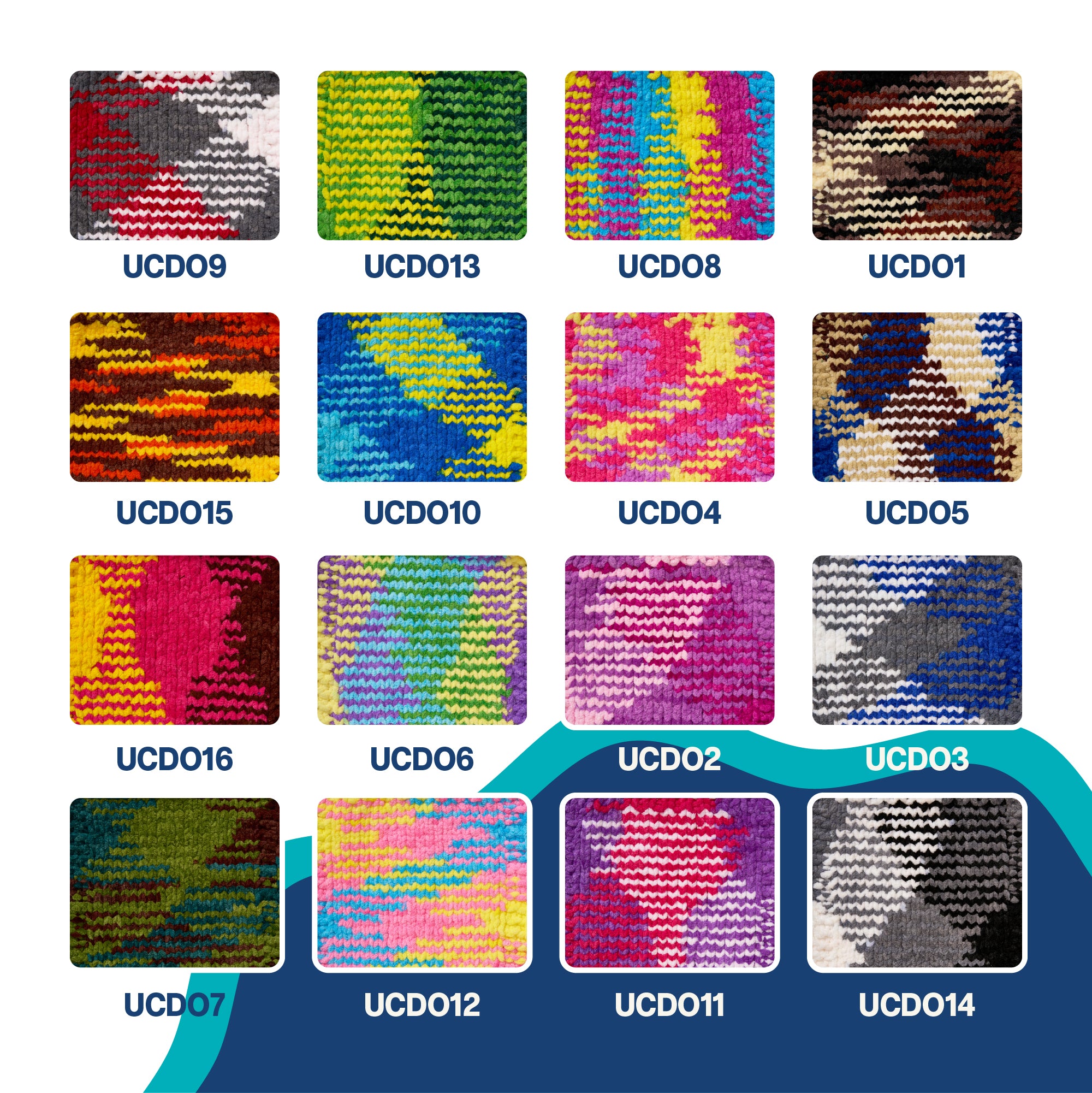 Utopia Crafts Cuddle Ombre Super Chunky Chenille Soft Yarn for Knitting and Crochet 2X 100g (Pack of 2, 2X 100g)