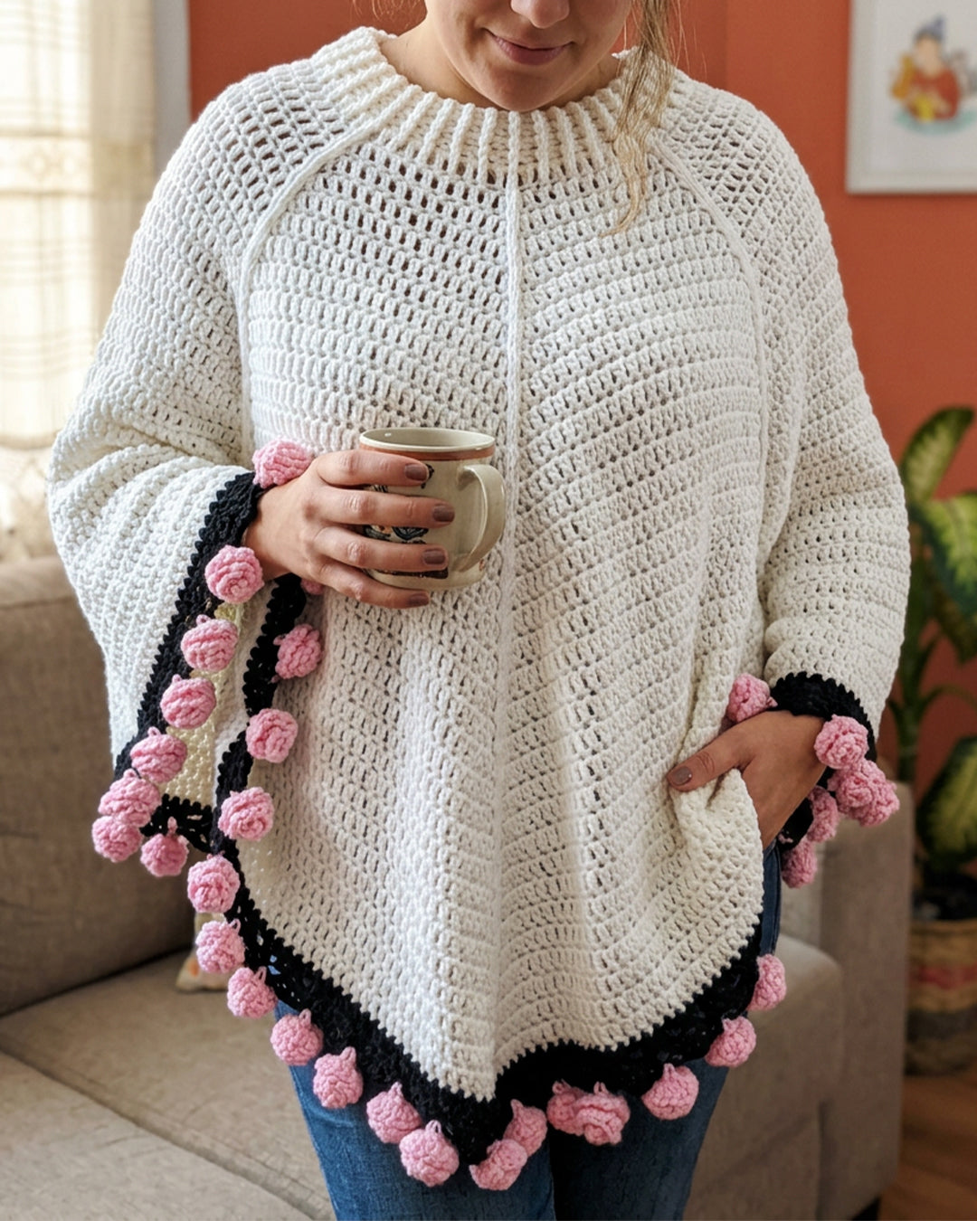 The Flower Bouquet Poncho
