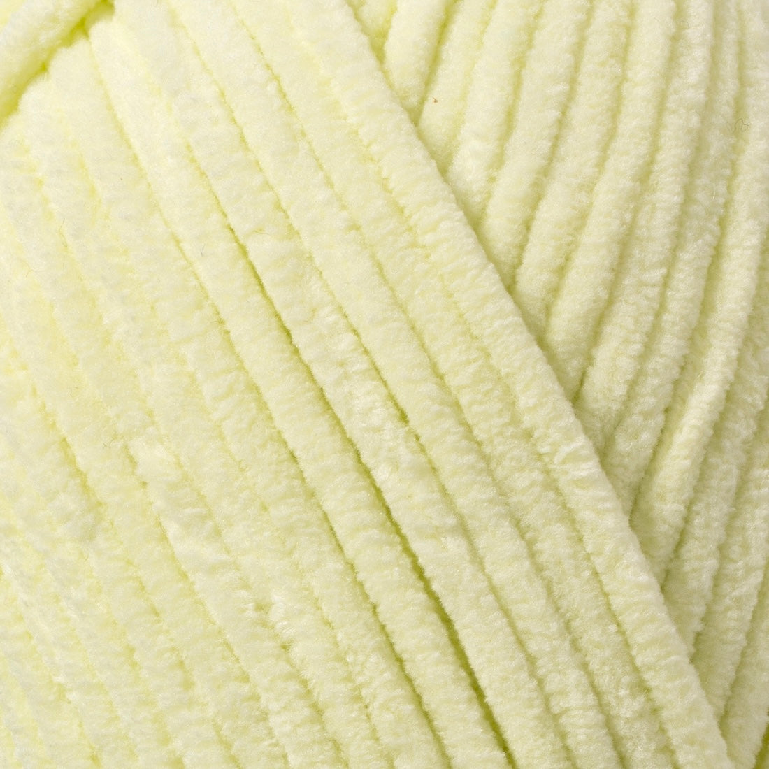 Utopia Crafts Chenille Extra Soft Yarn 100g (Pale Lemon)