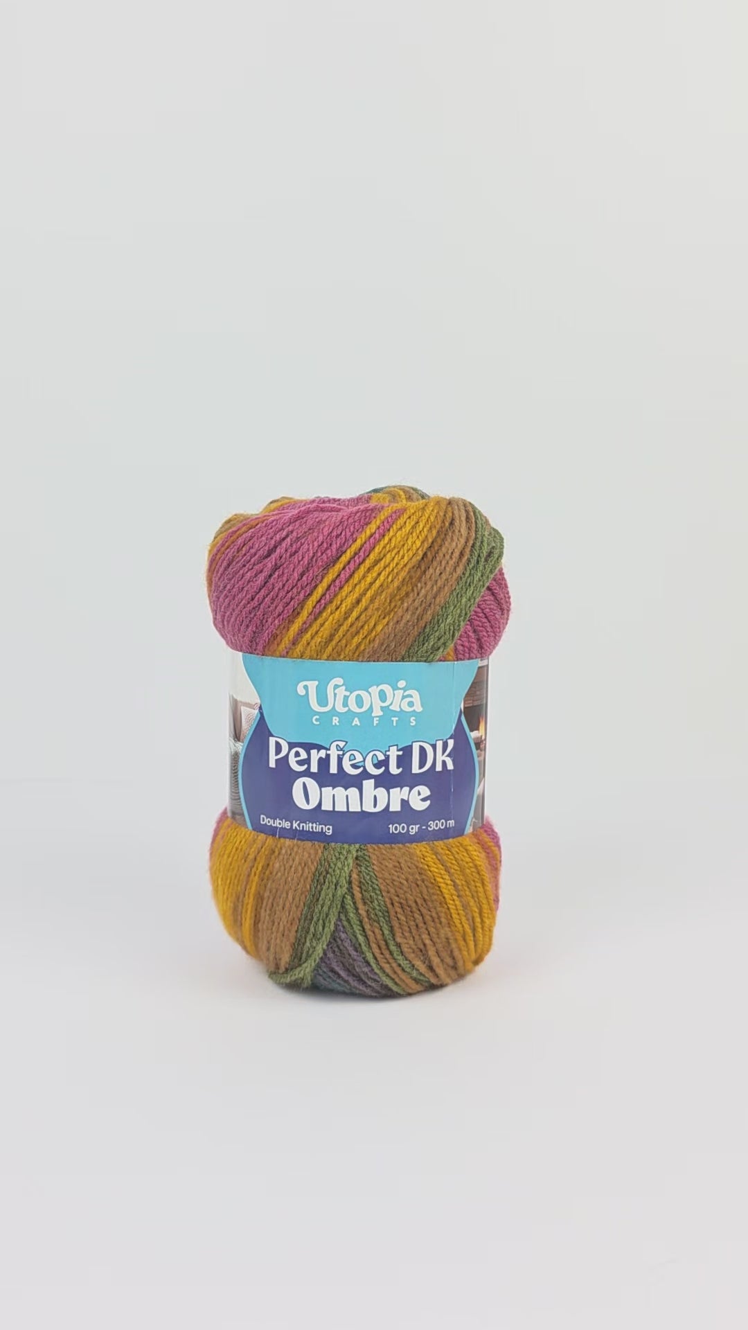 Utopia Crafts DK Ombre Multicolour Double Knitting Yarn 100g