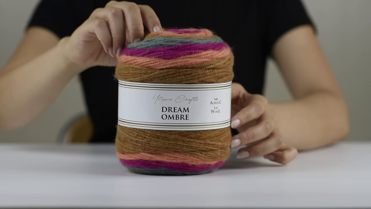 Dream Ombre DK Knitting Yarn – Soft, Lightweight, and Perfect for Blankets & Home Décor