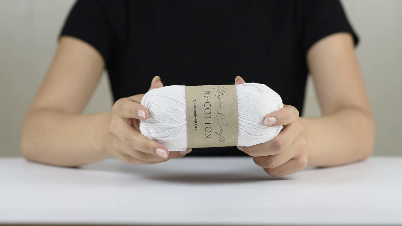 Re-Cotton DK Yarn – 80% Recycled Cotton, Eco-Friendly Knitting & Crochet Yarn (100g / 150m)