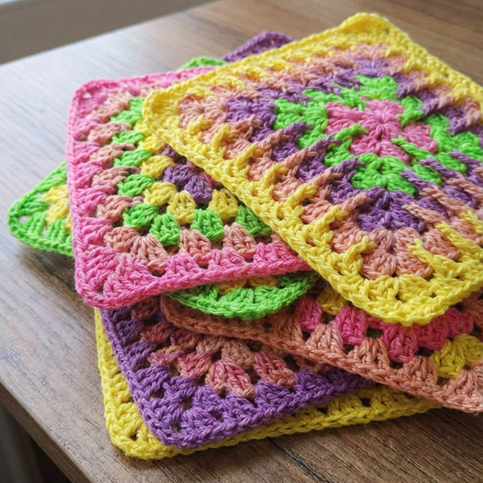 Easy Mosaic Square - Crochet Pattern