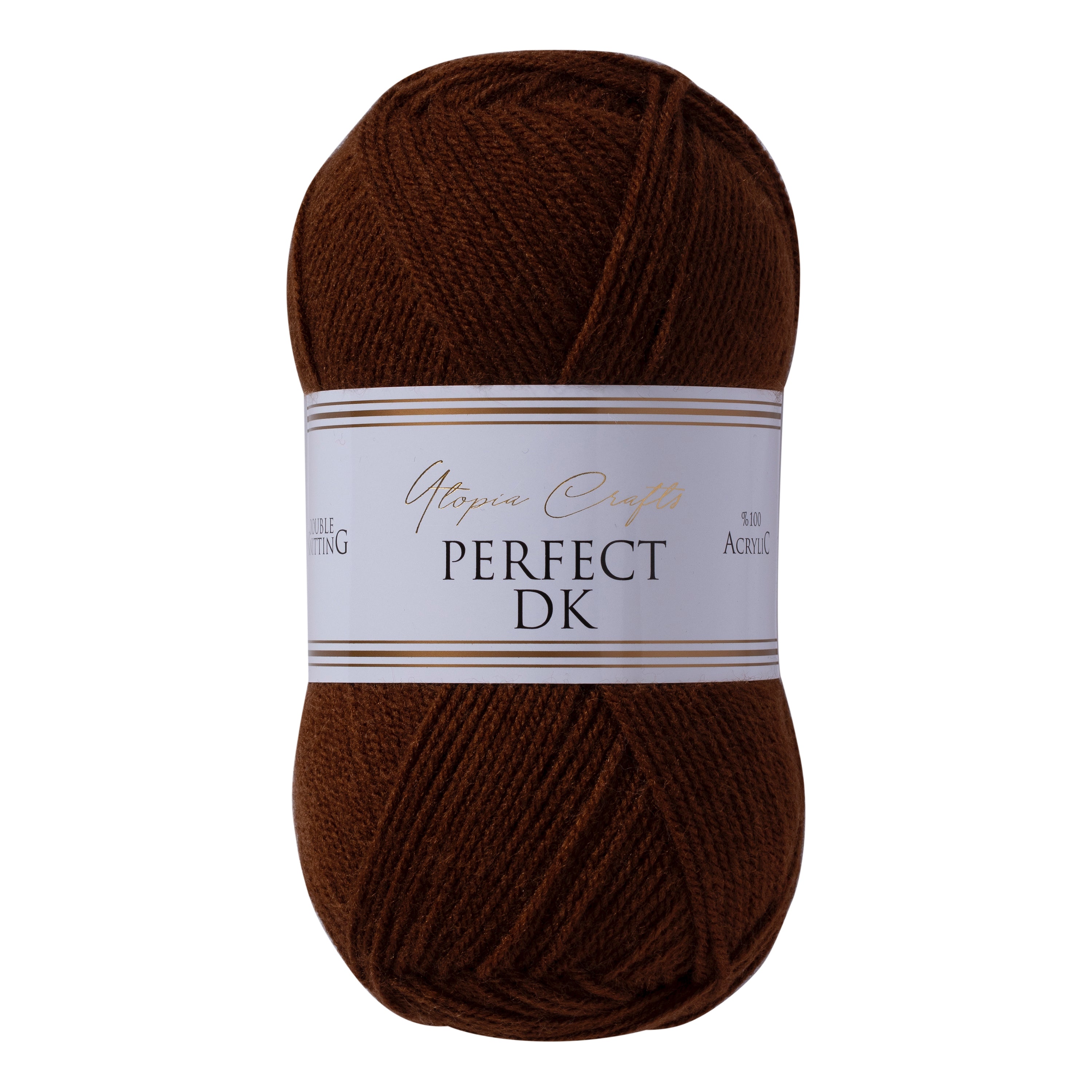 100g Brown Double Knit Yarn